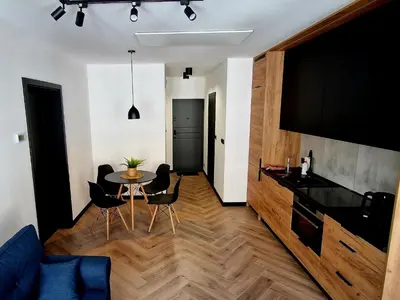 Kuchnia lub aneks kuchenny w obiekcie Apartament Książ