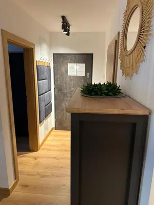 Kuchnia lub aneks kuchenny w obiekcie Apartament 32 Rowery, Spacery w Dolinie Baryczy - 5D Apartamenty