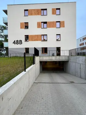 Budynek, w którym mieści się apartament