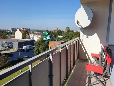 Balkon lub taras w obiekcie HappyStay Gold