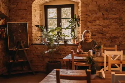 Plan piętra w obiekcie Vegan House