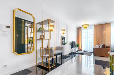 Część wypoczynkowa w obiekcie Apartament Versace Jana Pawła