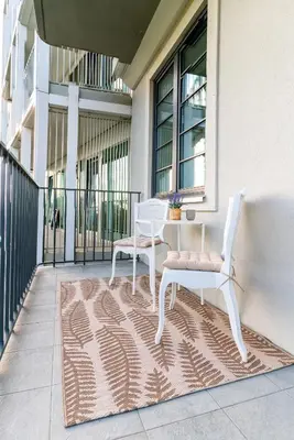 Balkon lub taras w obiekcie Apartament Versace Jana Pawła