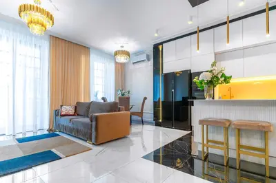 Część wypoczynkowa w obiekcie Apartament Versace Jana Pawła