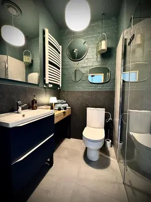Łazienka w obiekcie Apartamenty Młyńska 3A