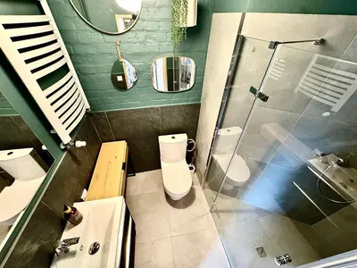 Łazienka w obiekcie Apartamenty Młyńska 3A