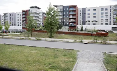 Budynek, w którym mieści się apartament