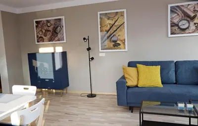 Część wypoczynkowa w obiekcie Apartament Amerigo