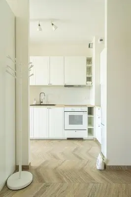 Kuchnia lub aneks kuchenny w obiekcie RentPlanet - Apartamenty Zajezdnia