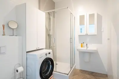 Łazienka w obiekcie RentPlanet - Apartamenty Zajezdnia