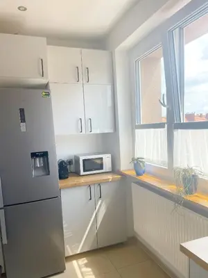 Kuchnia lub aneks kuchenny w obiekcie Apartament Pyskowice Centrum