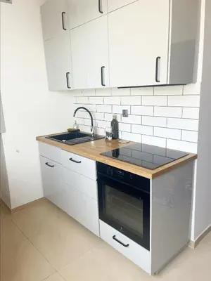 Kuchnia lub aneks kuchenny w obiekcie Apartament Pyskowice Centrum