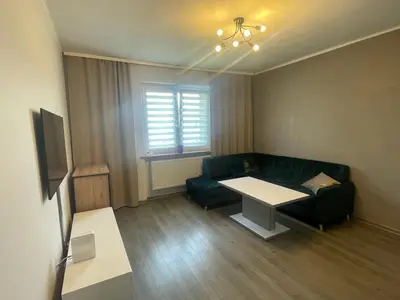 Telewizja i/lub zestaw kina domowego w obiekcie Apartament Pyskowice Centrum