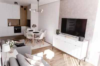 Kuchnia lub aneks kuchenny w obiekcie Apartament 1 Rozmarynowa 2 Residence Opole