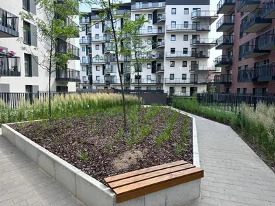 Ogród w obiekcie Apartamenty Wroclawia Centrum
