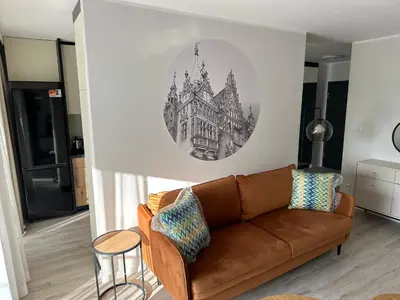 Część wypoczynkowa w obiekcie Apartamenty Wroclawia Centrum