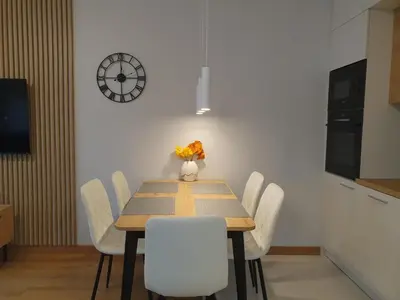 Telewizja i/lub zestaw kina domowego w obiekcie Apartament 45