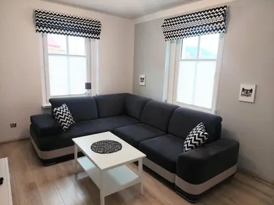 Część wypoczynkowa w obiekcie Apartament w Centrum