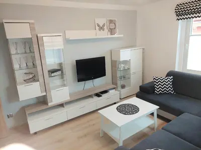 Telewizja i/lub zestaw kina domowego w obiekcie Apartament w Centrum