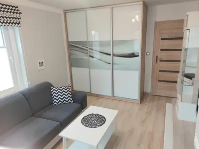 Część wypoczynkowa w obiekcie Apartament w Centrum