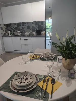Kuchnia lub aneks kuchenny w obiekcie Elegant&cosy2