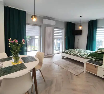 Łóżko lub łóżka w pokoju w obiekcie Elegant&cosy2