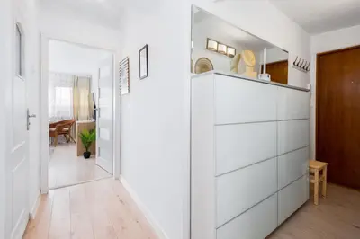Łóżko lub łóżka w pokoju w obiekcie Kairos Apartments- OPAL - ścisłe centrum