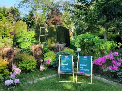 Ogród w obiekcie Serenity Garden Villas - Polanica-Zdrój