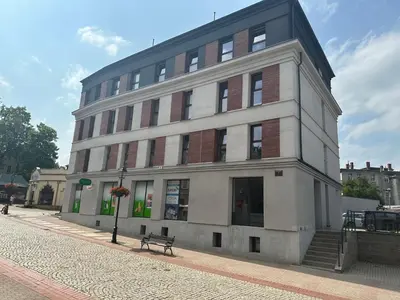 Budynek, w którym mieści się apartament