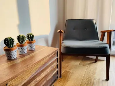 Część wypoczynkowa w obiekcie Studio Mango w/Patio & Parking