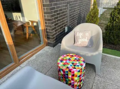 Część wypoczynkowa w obiekcie Studio Mango w/Patio & Parking