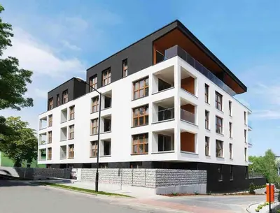 Budynek, w którym mieści się apartament