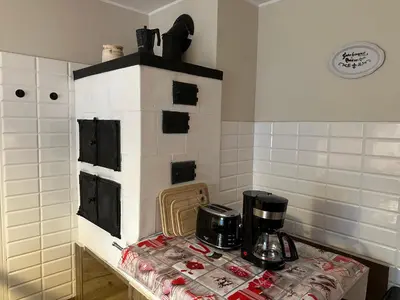 Łóżko lub łóżka w pokoju w obiekcie Dom Pod Dębem Agroturystyka