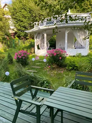 Ogród w obiekcie Pokoje