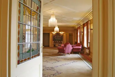 Część wypoczynkowa w obiekcie Rezydencja Willa Park & Restauracja