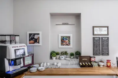 Kuchnia lub aneks kuchenny w obiekcie Hotel Europejski