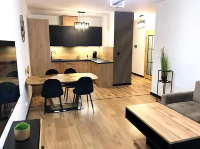 Kuchnia lub aneks kuchenny w obiekcie Apartimento Angel River 7