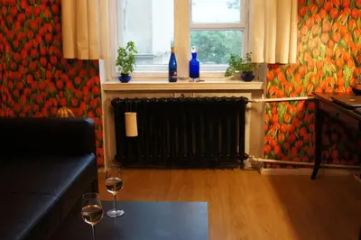 Część wypoczynkowa w obiekcie Vintage BDSM Kinky Apartment - ENTIRE 65m2 space for up to 6-guests - FULLY EQUIPPED