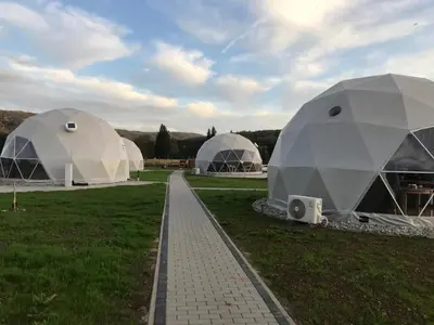 Plan piętra w obiekcie Tatra Glamp Okrzeszyn - Siec noclegowa Tatra Glamp