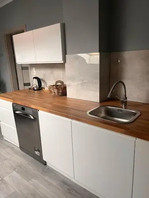 Kuchnia lub aneks kuchenny w obiekcie Apartament Pod Orzechem