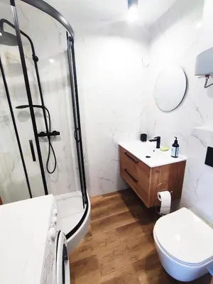 Łazienka w obiekcie Apartamenty Anka Szczawno Zdrój