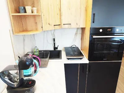 Kuchnia lub aneks kuchenny w obiekcie Apartamenty Anka Szczawno Zdrój