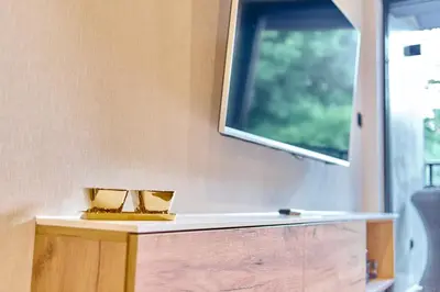 Plan piętra w obiekcie LAGUNA Ogrody Pieniawskie 33 EMERALD VIP-z balkonem