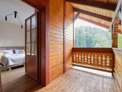 Łóżko lub łóżka w pokoju w obiekcie Villa Winkler