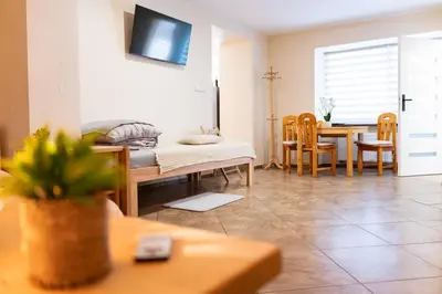 Część wypoczynkowa w obiekcie Apartament 592