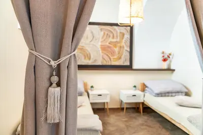Łóżko lub łóżka w pokoju w obiekcie Apartament 592