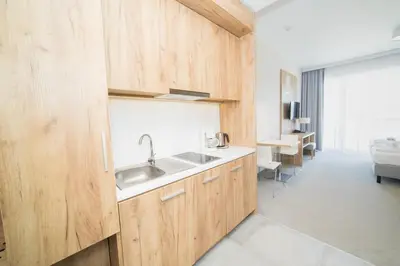 Kuchnia lub aneks kuchenny w obiekcie VacationClub - Aparthotel Czarna Góra 218