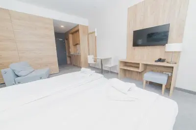 Telewizja i/lub zestaw kina domowego w obiekcie VacationClub - Aparthotel Czarna Góra 218
