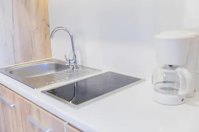 Kuchnia lub aneks kuchenny w obiekcie VacationClub - Aparthotel Czarna Góra 218