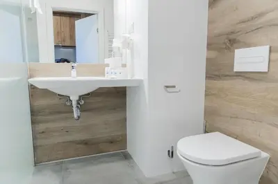 Łazienka w obiekcie VacationClub - Aparthotel Czarna Góra 218